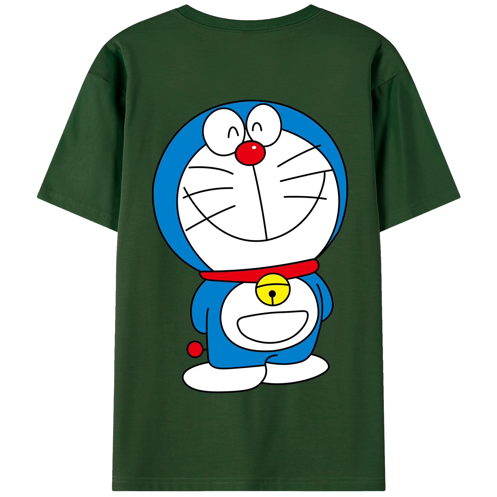 （画像用） ドラえもん Doraemon 綿100％半袖Tシャツ（背面プリント）